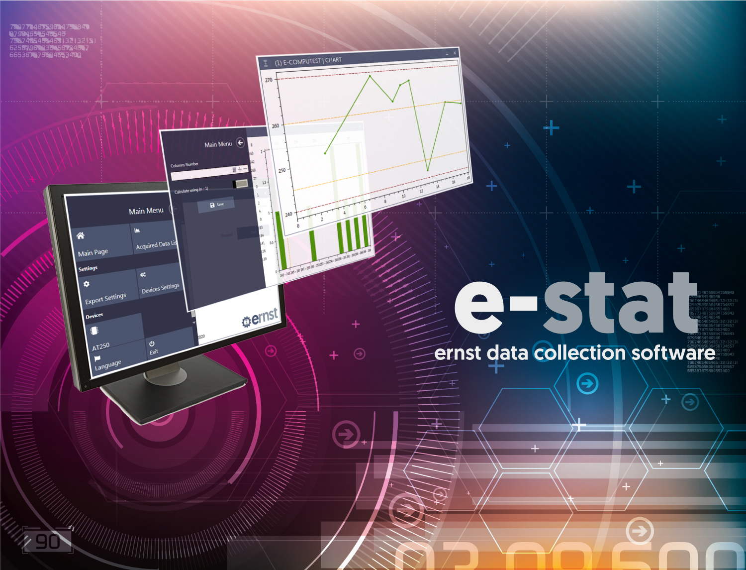 e-stat software für Ernst Härteprüfer